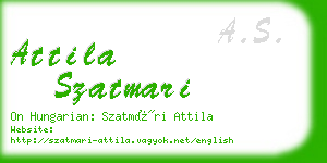 attila szatmari business card